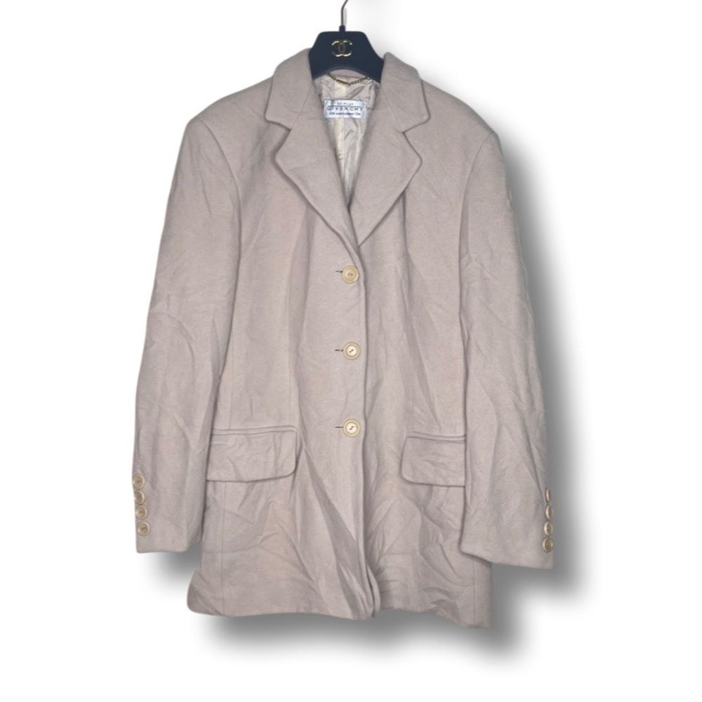 Givenchy En Plus Blush Pink Long Blazer Jacket 10W